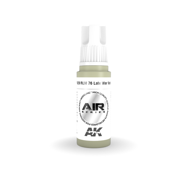 AK 11829 17 ml. RLM 76 Late War Variation, Aircraft Serisi 3GEN Akrilik Model Boyası