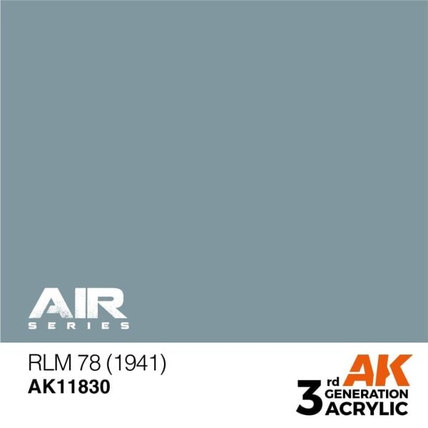 AK 11830 17 ml. RLM 78 (1941), Aircraft Serisi 3GEN Akrilik Model Boyası