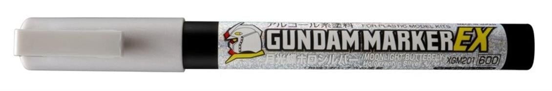 Mr.Hobby XGM-201 Gundam Marker EX, Moonlight Butterfly Hologr Silver