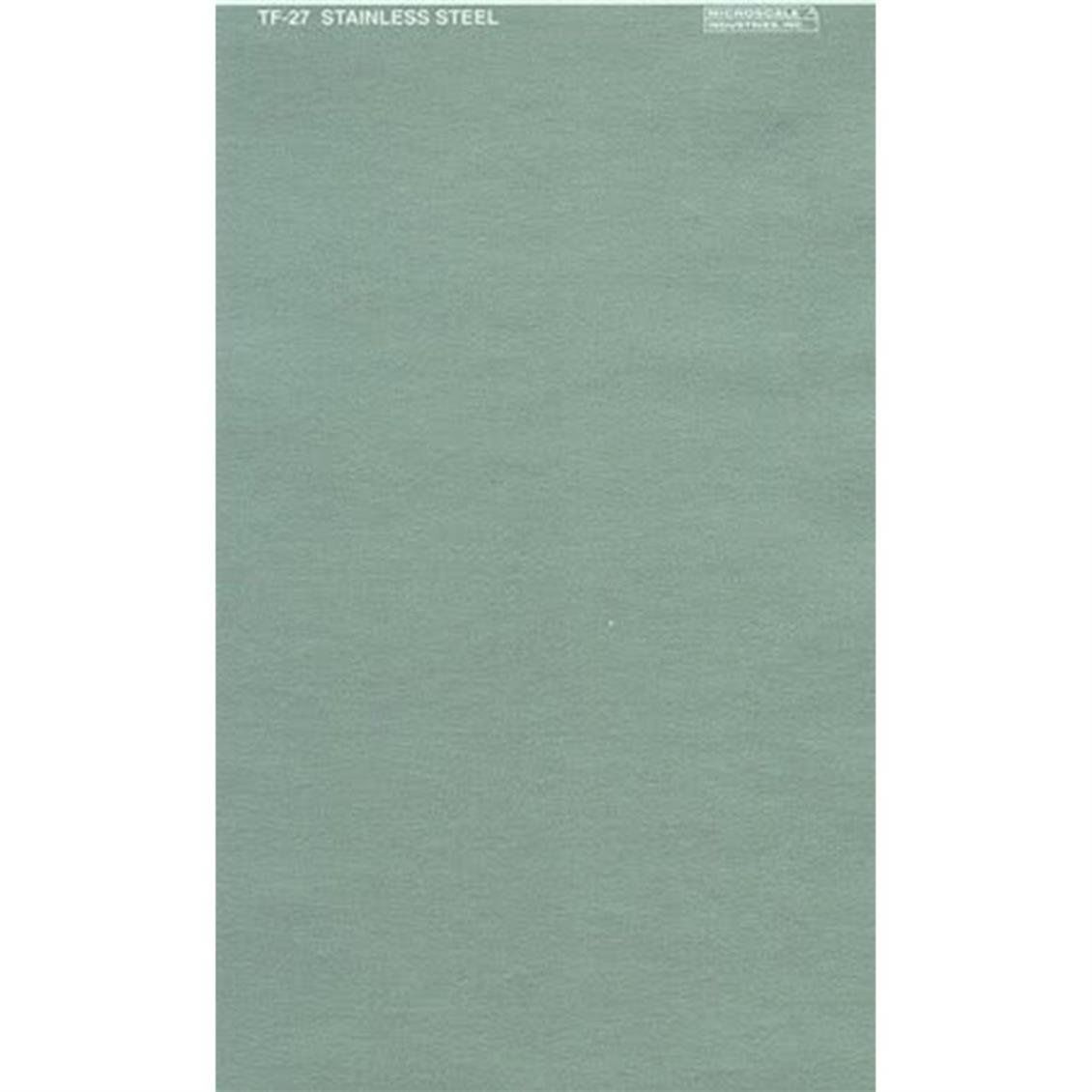 Microscale TF27 Trim Film - Size-7-1/4 X 4-1/2-Stainless Stee