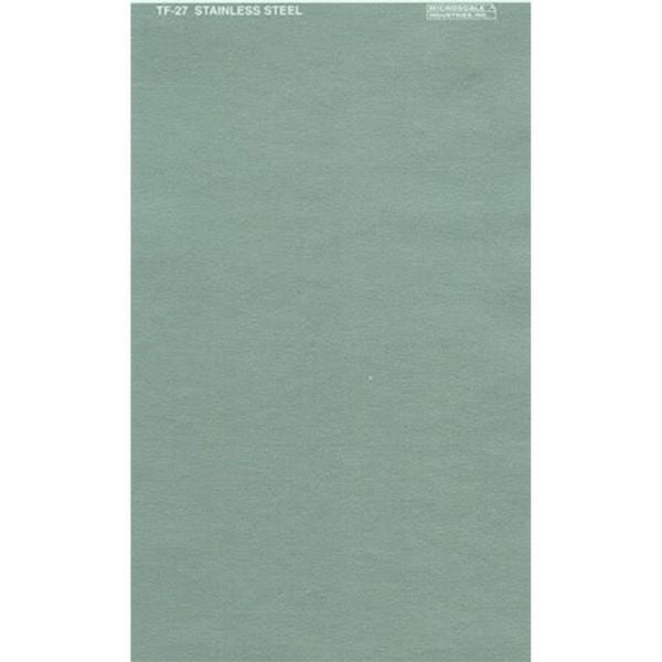 Microscale TF27 Trim Film - Size-7-1/4 X 4-1/2-Stainless Stee