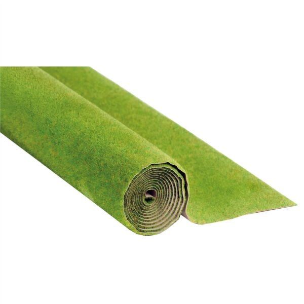 Noch 0020 Bahar Çayırları Dokulu Arazi Yüzeyi Kaplaması, Yeşil Tonları, 300x100 cm. Diorama Malzemesi
