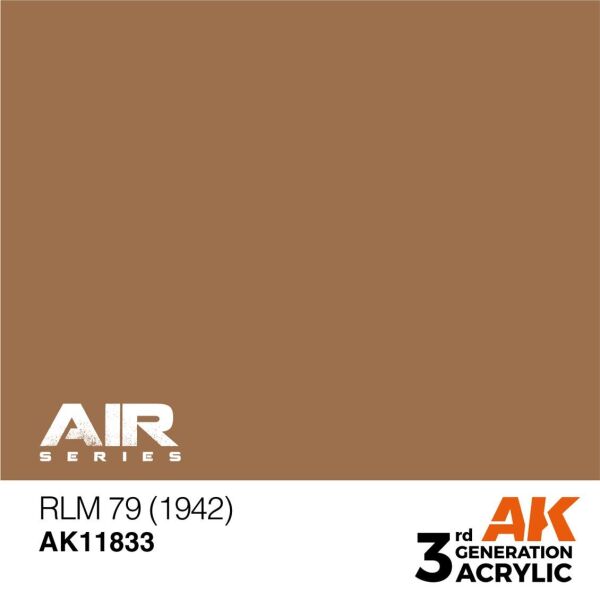 AK 11833 17 ml. RLM 79 (1942), Aircraft Serisi 3GEN Akrilik Model Boyası