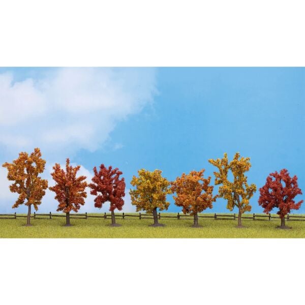 Noch 25075 Sonbahar Ağaçları, 8-10 cm., 7 Adet, Diorama Malzemesi