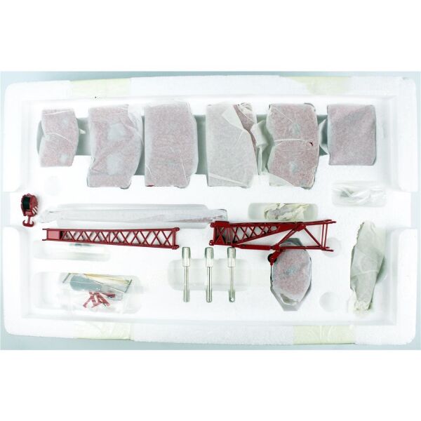 NZG 959/4 1/50 Ölçek, LIEBHERR LTM1250-5.1, Mobil Vinç (Dornseiff), Sergilemeye Hazır Metal Model