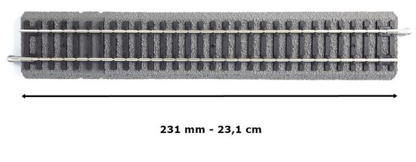 Piko 55406 1/87 Ölçek, Ray Yataklı, G231, Raylara Enerji Verme Klipsine Uygun Model Tren Rayı
