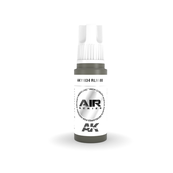 AK 11834 17 ml. RLM 80, Aircraft Serisi 3GEN Akrilik Model Boyası