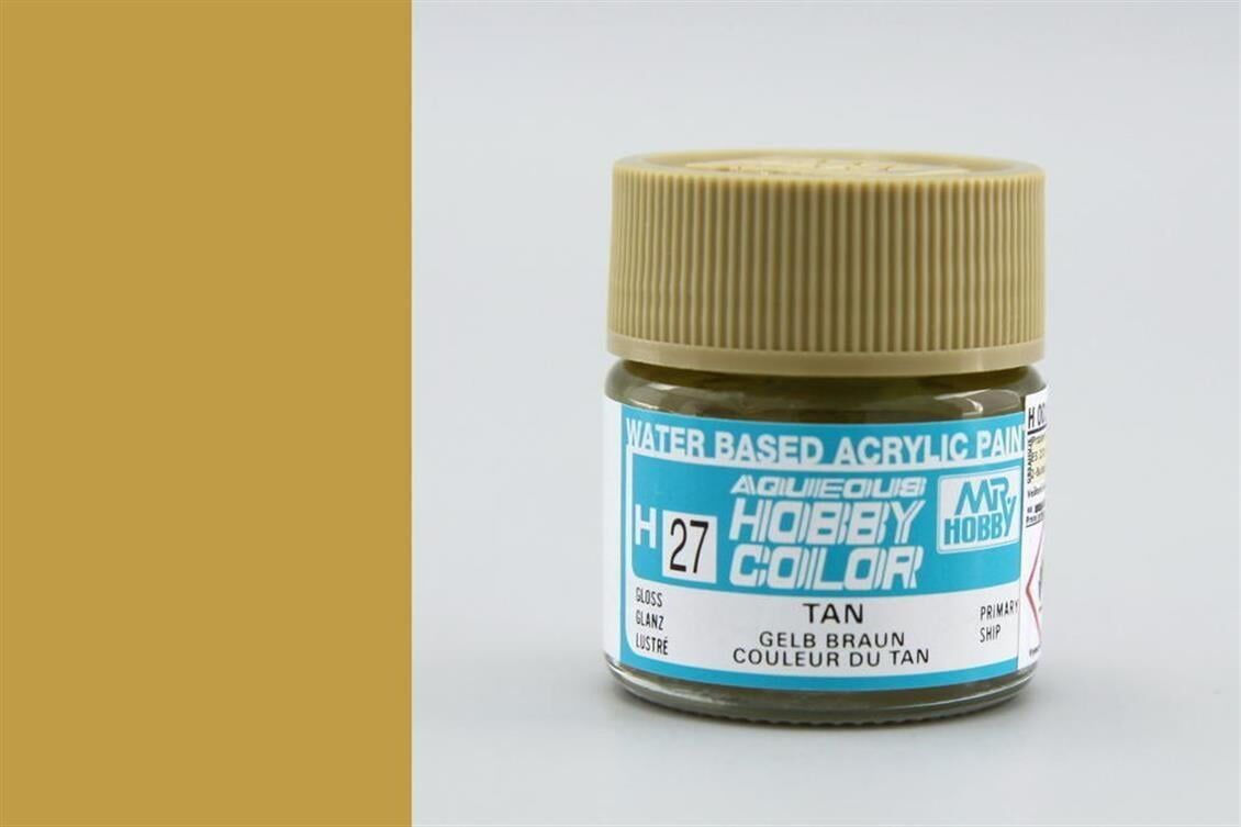 Mr.Hobby H-027 10 ml. Tan, Aqueous Serisi Model Boyası