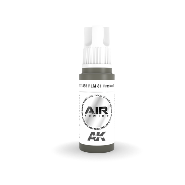 AK 11835 17 ml. RLM 81 Version 1, Aircraft Serisi 3GEN Akrilik Model Boyası