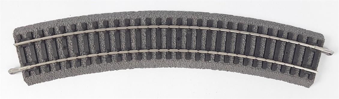 Piko 55412 1/87 Ölçek, Ray Yataklı, R2, 30', r=422 mm. Dönüşlü Model Tren Rayı