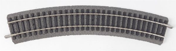 Piko 55412 1/87 Ölçek, Ray Yataklı, R2, 30', r=422 mm. Dönüşlü Model Tren Rayı