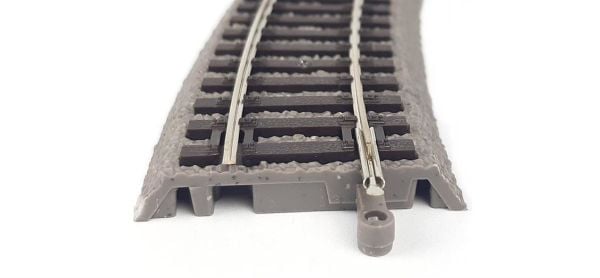 Piko 55412 1/87 Ölçek, Ray Yataklı, R2, 30', r=422 mm. Dönüşlü Model Tren Rayı