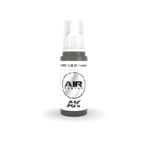 AK 11836 17 ml. RLM 81 Version 2, Aircraft Serisi 3GEN Akrilik Model Boyası