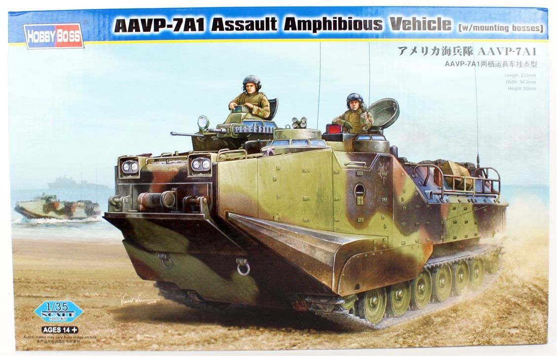 HobbyBoss 82413 1/35 Ölçek, AAVP-7A1 Amfibi Hücum Aracı Maketi