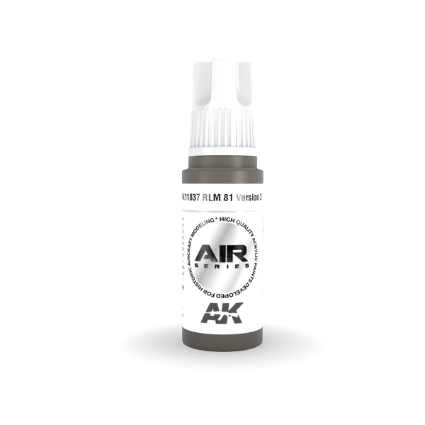 AK 11837 17 ml. RLM 81 Version 3, Aircraft Serisi 3GEN Akrilik Model Boyası
