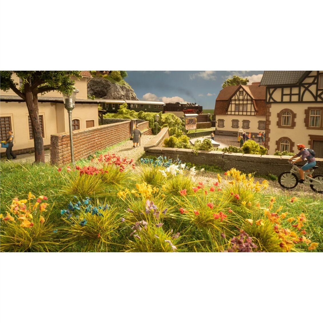 Noch 6800 Karışık Renkli Çiçekler-A, 250 Adet, Diorama Malzemesi