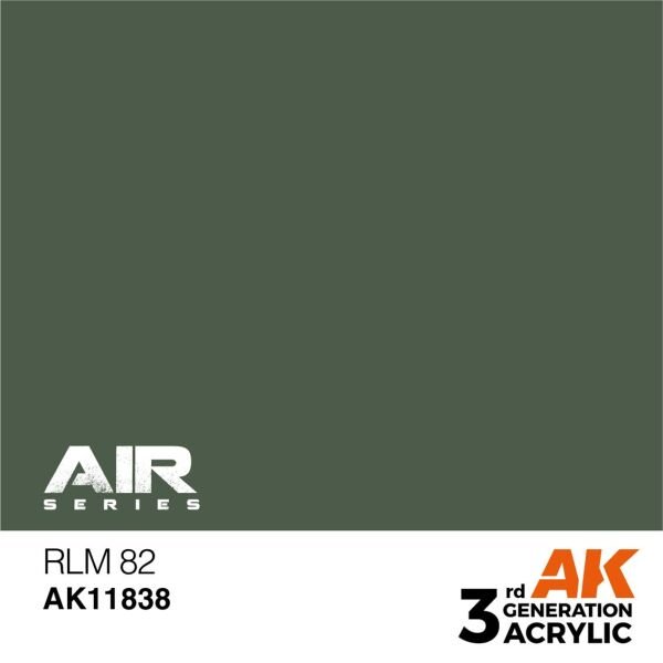 AK 11838 17 ml. RLM 82, Aircraft Serisi 3GEN Akrilik Model Boyası