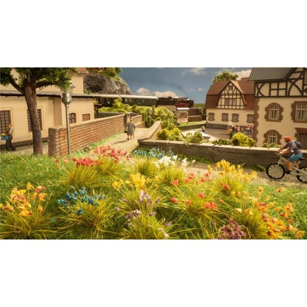 Noch 6805 Karışık Renkli Çiçekler-B, 250 Adet, Diorama Malzemesi