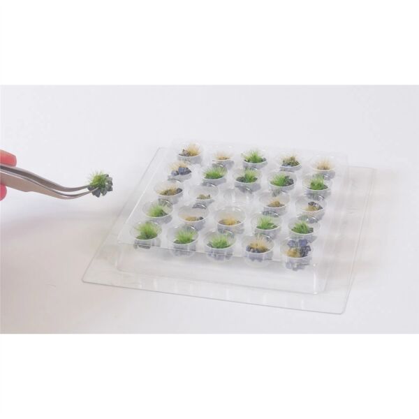 Noch 6900 Çiçek Açan Çimen Kümeleri, 9 mm, 25 Adet, Diorama Malzemesi