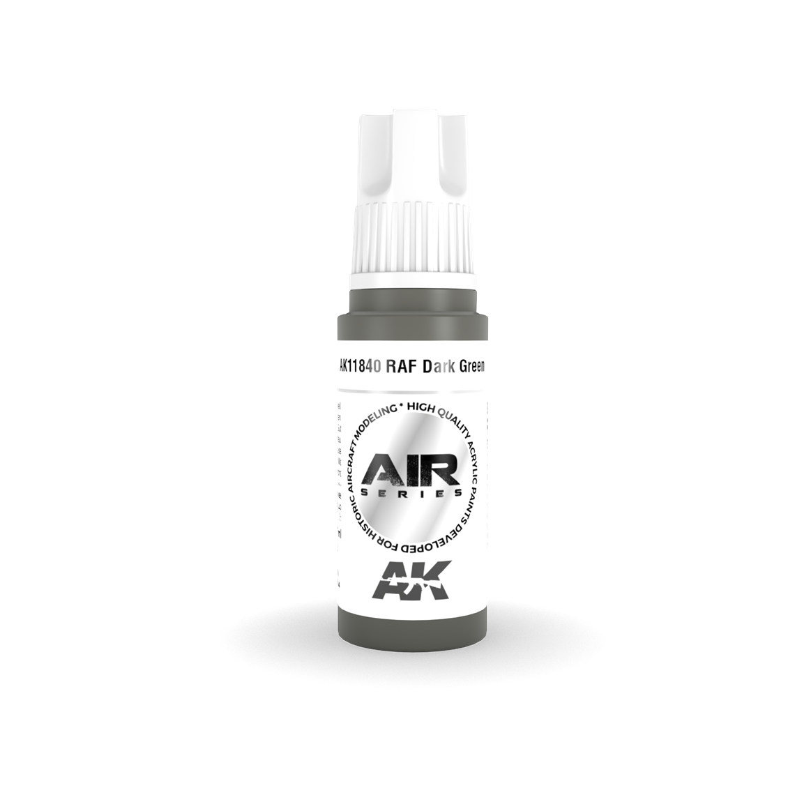 AK 11840 17 ml. RAF Dark Green, Aircraft Serisi 3GEN Akrilik Model Boyası