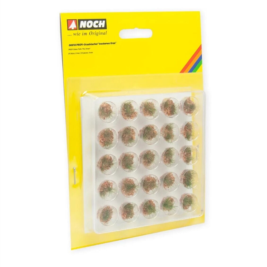 Noch 6910 Kurumuş Çimen Kümeleri, 6 mm, 25 Adet, Diorama Malzemesi