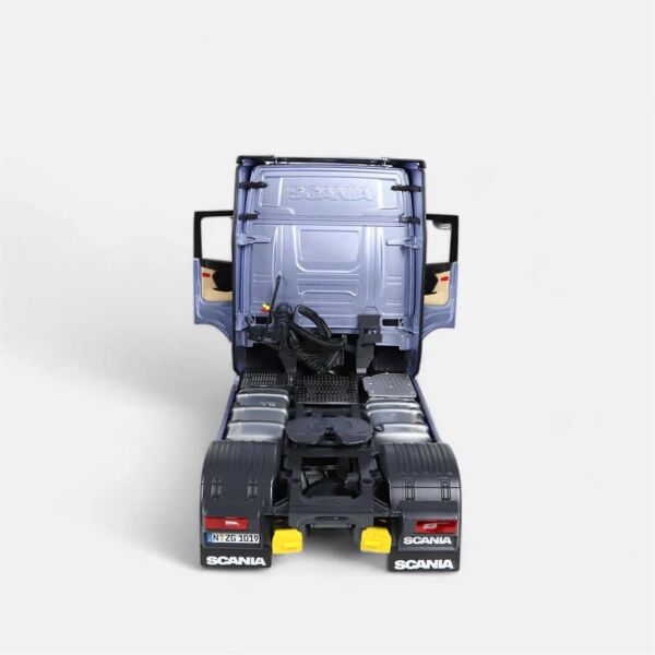 NZG 1019/22 1/18 Ölçek, Scania V8 730S Çekici (Fiction Mavi), Sergilemeye Hazır Metal Minibüs Modeli