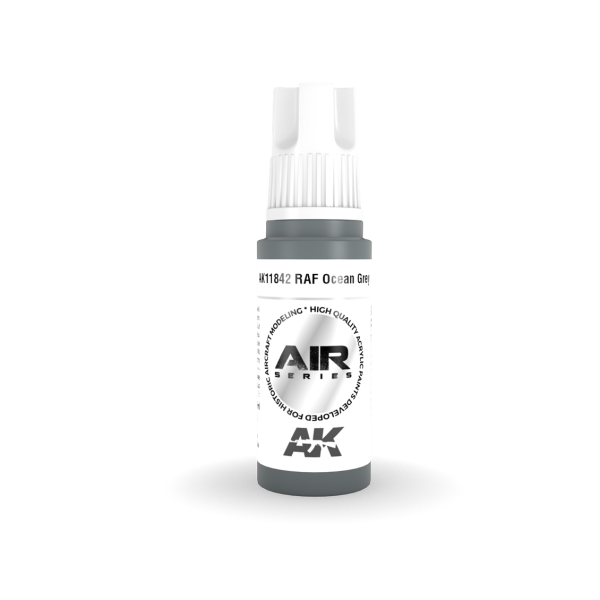 AK 11842 17 ml. RAF Ocean Grey, Aircraft Serisi 3GEN Akrilik Model Boyası