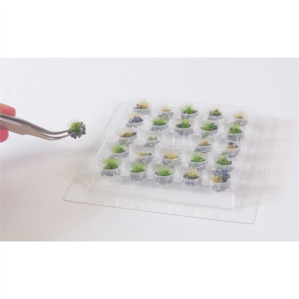 Noch 6921 Taşlı Çimen Kümeleri-B, 6 mm, 25 Adet, Diorama Malzemesi