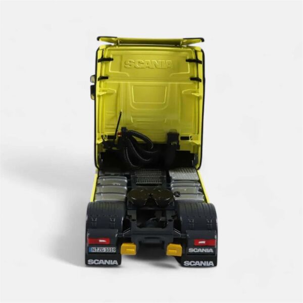 NZG 1019/22 1/18 Ölçek, Scania V8 730S Çekici (Sarı), Sergilemeye Hazır Metal Minibüs Modeli