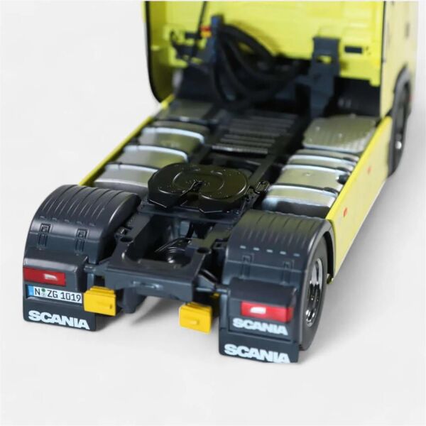 NZG 1019/22 1/18 Ölçek, Scania V8 730S Çekici (Sarı), Sergilemeye Hazır Metal Minibüs Modeli