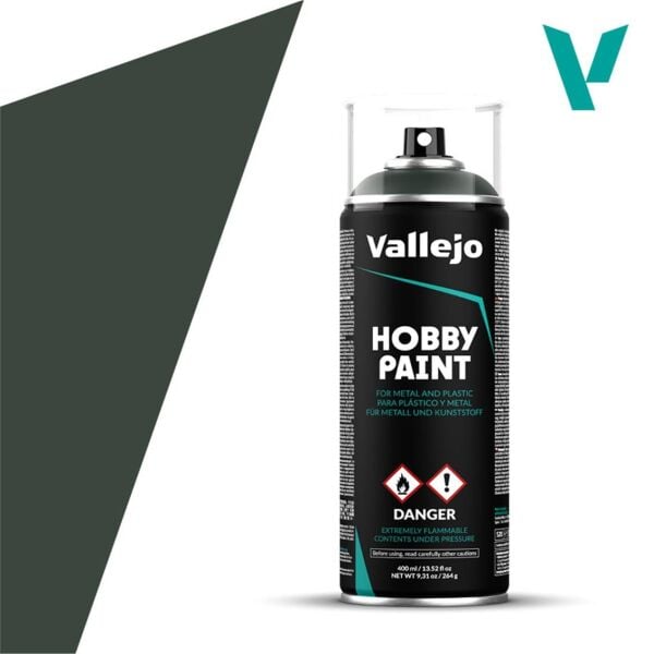 Vallejo 28026 400 ml. Dark Green, Sprey Model Boyası