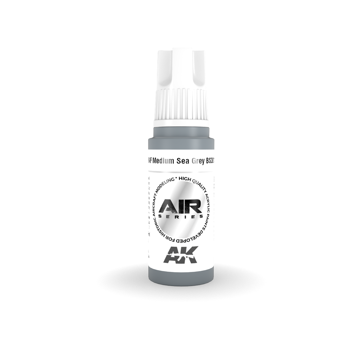 AK 11843 17 ml. RAF Medium Sea Grey BS381C/637, Aircraft Serisi 3GEN Akrilik Model Boyası