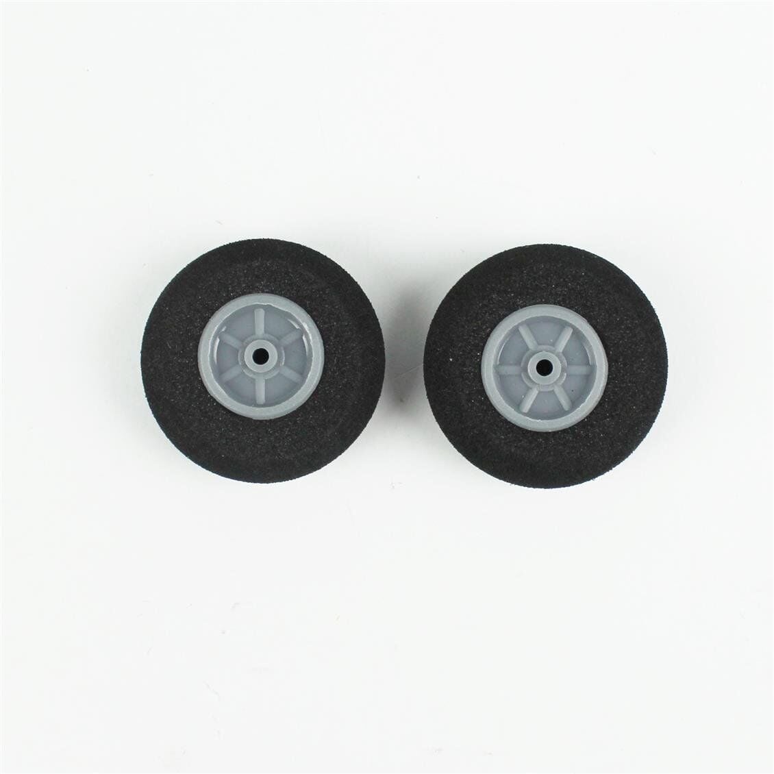 Haoye HY006-00103 Süper Hafif Tekerlek, Sünger Lastikli, Gri, Dış Çap 30mm.× Göbek 2mm× Genişlik 12mm, 1.8 gr, 2 Adet