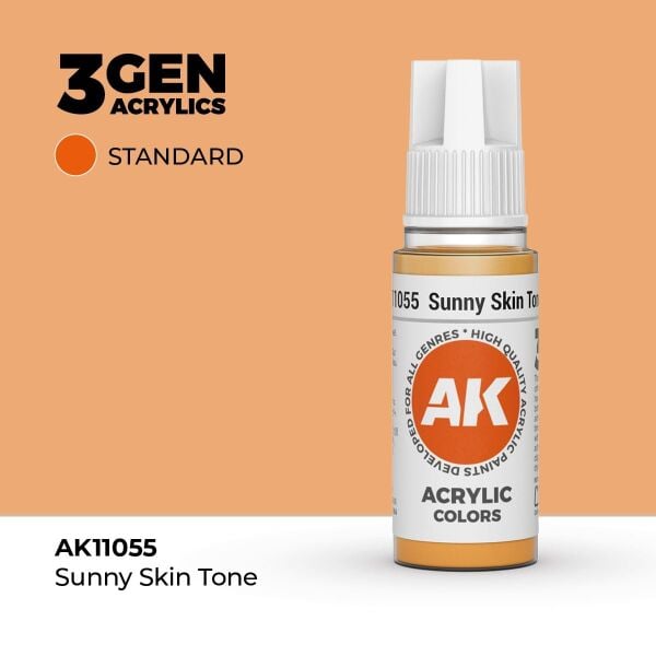 AK 11055 17 ml. Sunny Skin Tone, 3GEN Akrilik Model Boyası