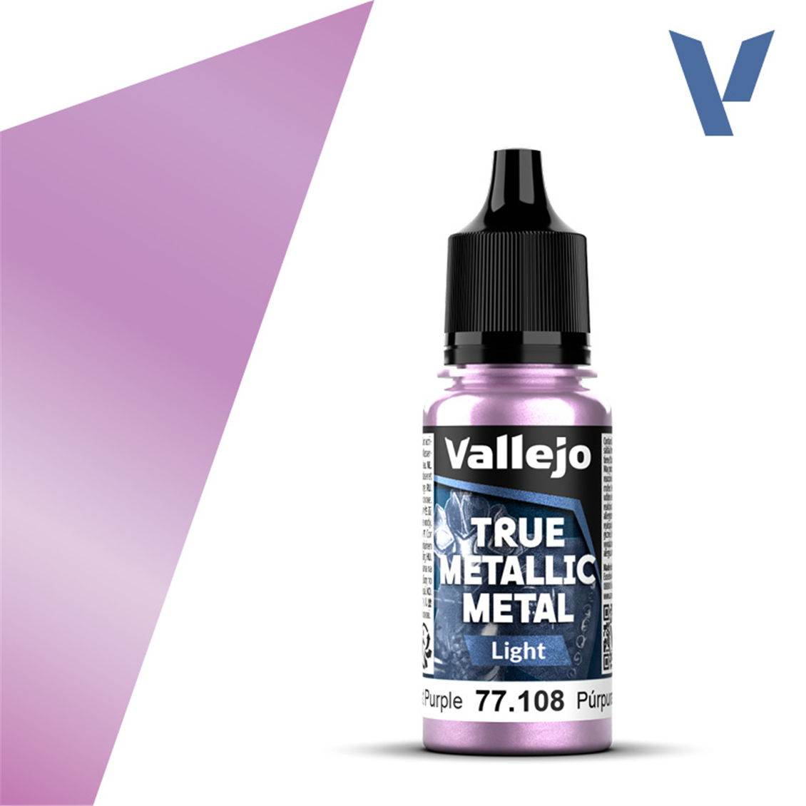 Vallejo 77108 18 ml. Amethyst Purple, Light, True Metallic Metal (TMM) Serisi Model Boyası