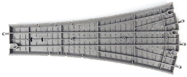 Piko 55425 1/87 Ölçek, Ray Yataklı, W3, 15'-15'/R9, 3 Yollu Makaslı Model Tren Rayı