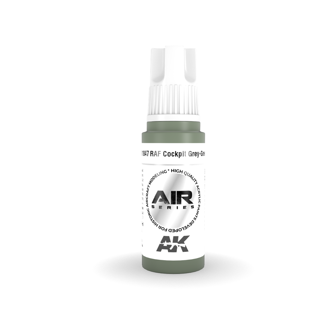 AK 11847 17 ml. RAF Cockpit Grey-Green, Aircraft Serisi 3GEN Akrilik Model Boyası