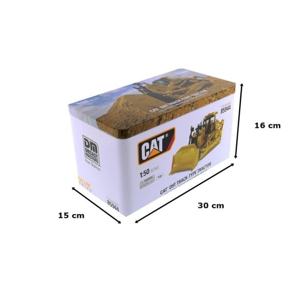 Diecast Masters 85944 1/50 Ölçek, Cat 587T Boru Hattı Döşeme Dozeri, Sergilemeye Hazır Metal İş Makinası Modeli