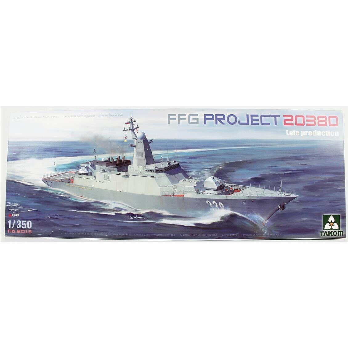Takom 6013 1/350 Ölçek, FFG Project 20380 Korvet (Geç Dönem), Plastik Model Kiti