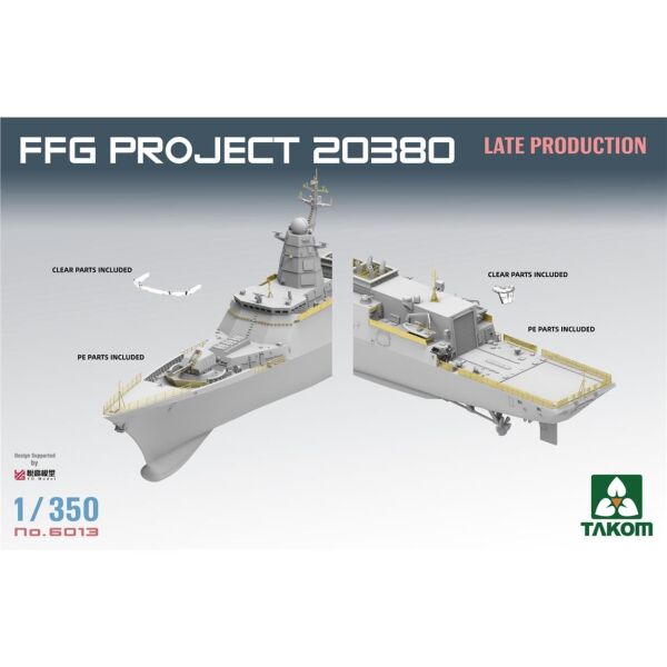 Takom 6013 1/350 Ölçek, FFG Project 20380 Korvet (Geç Dönem), Plastik Model Kiti