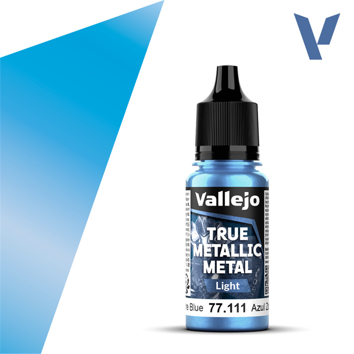 Vallejo 77111 18 ml. Sapphire Blue, Light, True Metallic Metal (TMM) Serisi Model Boyası