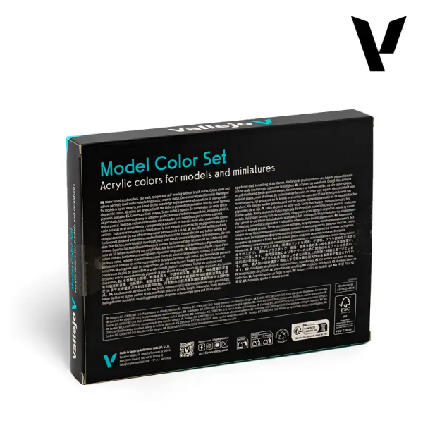 Vallejo 70257 16x18 ml. Wargame Special, Model Color Serisi Model Boyası Seti