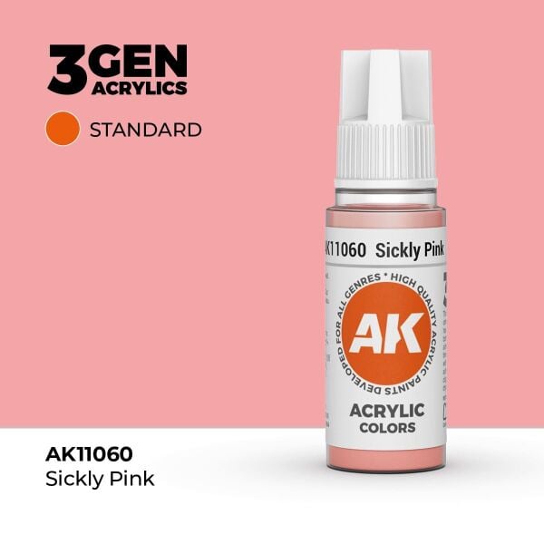 AK 11060 17 ml. Sickly Pink, 3GEN Akrilik Model Boyası
