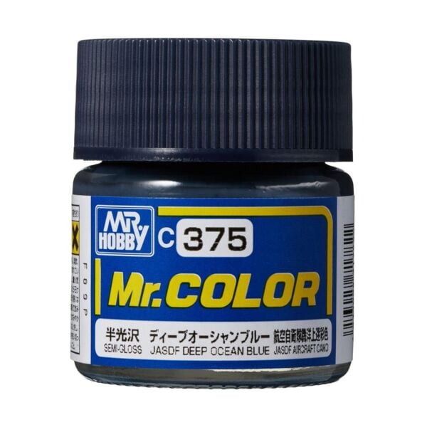 Mr.Hobby C-375 10 ml. JASDF Deep Ocean Blue, Mr.Color Serisi Model Boyası