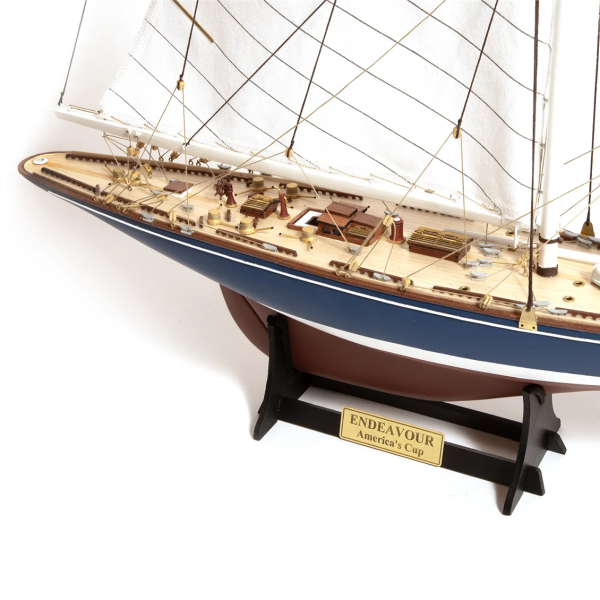 Occre 12013 1/75 Ölçek, Endeavour Yacht America’s Cup 1934, 53 cm. Yelkenli Yat, Ahşap Model Kiti