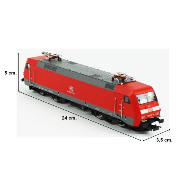 Piko (Expert) 51122 1/87 Ölçek, BR 152, DB AG 6.Dönem, PluX22 Dekoderli ve Sesli, Model Tren Elektrikli Lokomotifi