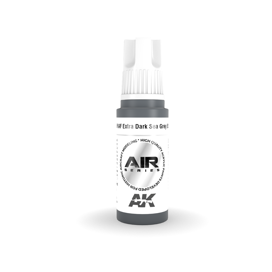 AK 11850 17 ml. RAF Extra Dark Sea Grey BS381C/640, Aircraft Serisi 3GEN Akrilik Model Boyası