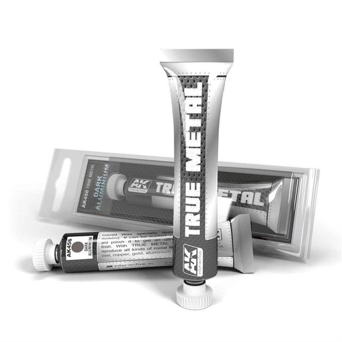 AK Interactive 456 20 ml. Dark Aliminium, True Metal Serisi Model Boyası