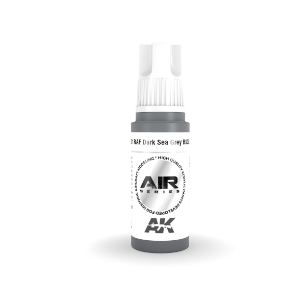 AK 11851 17 ml. RAF Dark Sea Grey BS381C/638, Aircraft Serisi 3GEN Akrilik Model Boyası