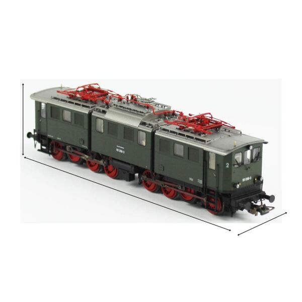 Piko (Expert) 51540 1/87 Ölçek, BR 191, DB 4.Dönem, DSS PluX22 Dekoderli, Model Tren Elektrikli Lokomotifi